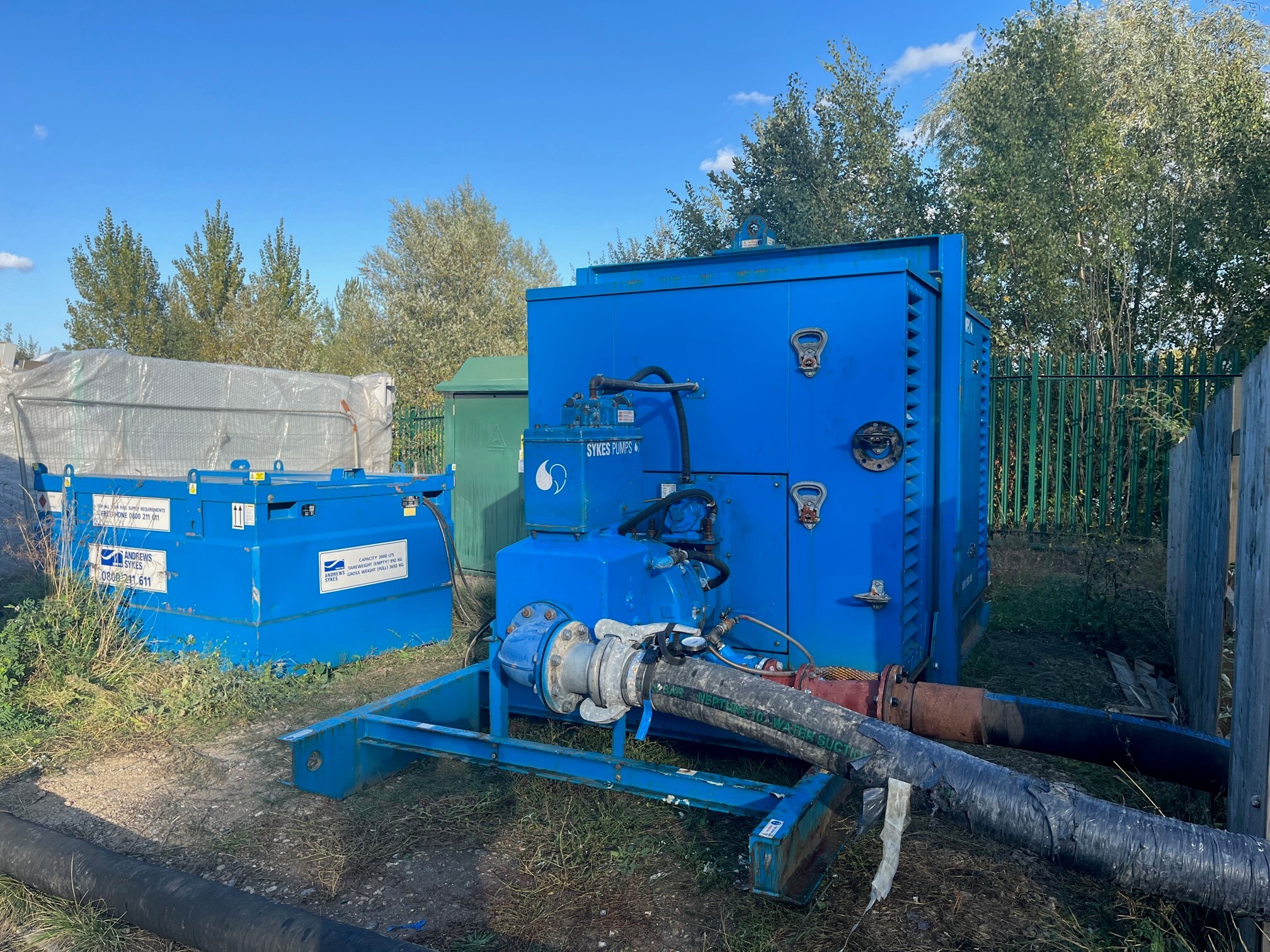Rain, rain, go away: fast flood control with Sykes Pumps
